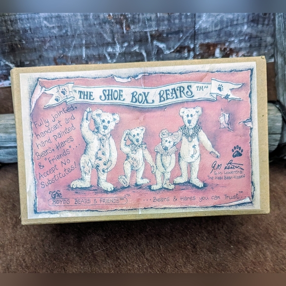 Vintage Wizard of Oz Collection "Tinman" Figurine Shoebox Boyds Bear Collection - Picture 10 of 12